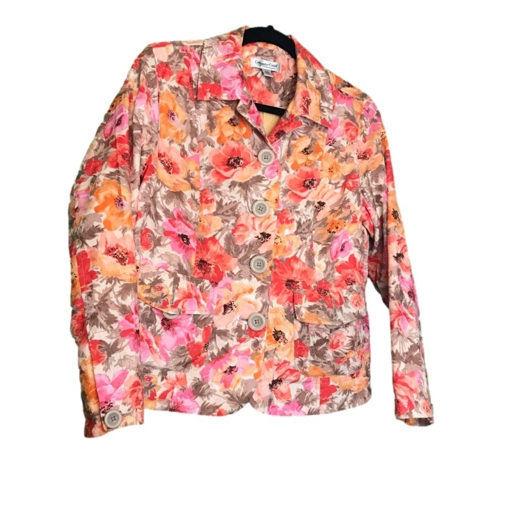 𝅺COLDWATER Creek Jacket Sz. petite 10